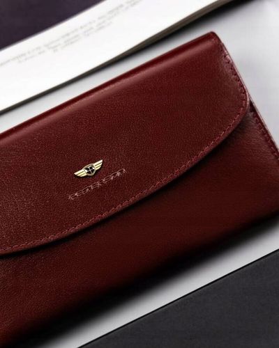 elegancki, duży portfel damski ze skóry naturalnej - peterson na Arena.pl