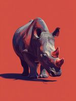 Plakat 60x80cm Marszujący Gigant