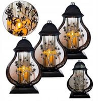 Zestaw 3 Zniczy na Wszystkich Świętych na Grób Duży Lampion