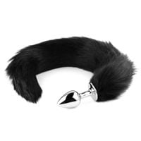 Plug-Fox Tail- Black Xl