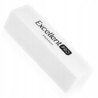 Blok bloczek polerski czterostronny PREMIUM 10 sztuk Excellent PRO biały