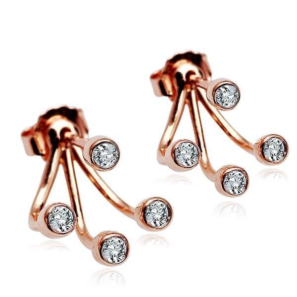 Emaga Złote kolczyki KRD2003 - Diament zdjęcie 1