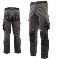 Spodnie robocze MĘSKIE elastyczne stretch OCHRONNE BHP MOCNE WYGODNE CE 54