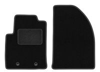Dywaniki przednie welurowe do: Ford Fiesta MK6 2002-2010 hatchback czarne