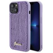 Guess GUHCP15SPSFDGSU iPhone 15 6.1" fioletowy/purple hardcase Sequin