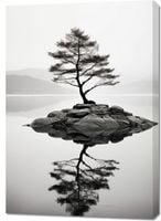Obraz 70x100cm Samotne Drzewo
