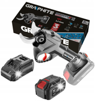 GRAPHITE ZESTAW AKUM SEKATOR BEZSZCZOTKOWY DO GAŁĘZI 18V 30mm 58G029 + 4AH