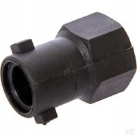 Adapter Pokrywki Dyszy,Gwint, Bagnet, Czarny, Arag