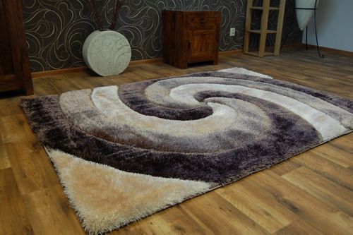 Dywan SHAGGY SOFT - 3D 2243 beż brąz na Arena.pl