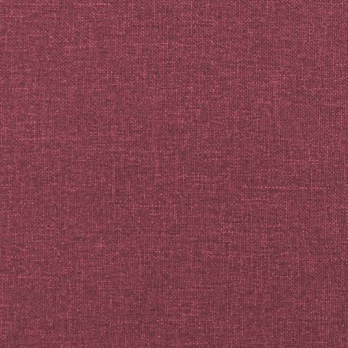 3-osobowa sofa z podnóżkiem winna czerwień 180 cm, tkaniną na Arena.pl