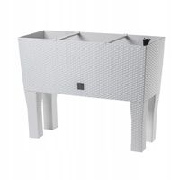 KADAX Doniczka Donica Na Nóżkach 60cm Wkład Biała