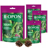 BOPON Nawóz Do Iglaków Koncentrat Rozpuszczany w Wodzie 350 g x 4 sztuki