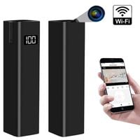 UKRYTA SZPIEGOWSKA DYSKRETNA KAMERA WIFI POWERBANK DETEKCJA RUCH TRYB NOCNY