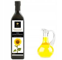Olej słonecznikowy 1000ml zimnotłoczony naturalny 1l z polskich nasion