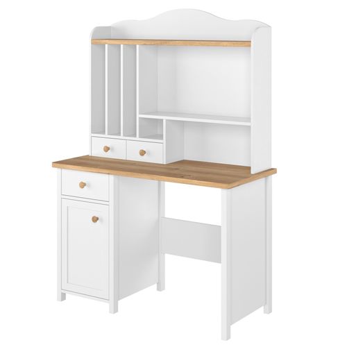 Biurko białe dąb toaletka szafka regał do sypialni biura na Arena.pl