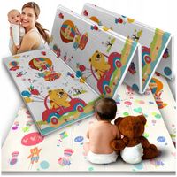 Mata Piankowa Edukacyjna Składana dla Dzieci Dwustronna 180x200 Pianka XPE