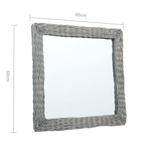 Lustro 60x60cm wiklina VidaXL na Arena.pl