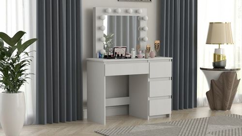 TOALETKA IZA 12 LED Z ŻARÓWKAMI DO WIZAŻU MAKIJAŻ na Arena.pl