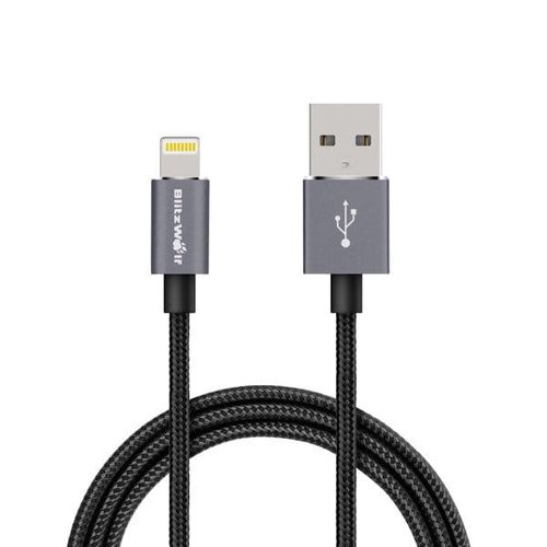 Kabel Lightning BlitzWolf BW-MF6 1,8m czarny na Arena.pl
