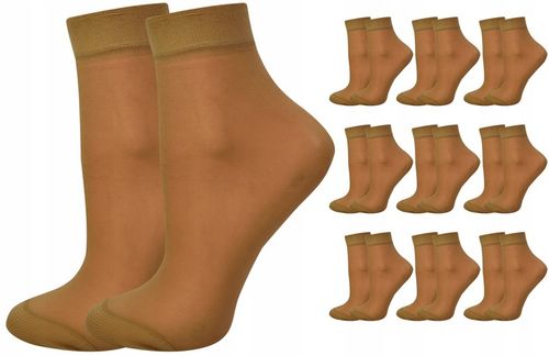 Skarpetki rajstopowe damskie cienkie stopki LYCRA 35-42 wybór kolorów 50 pa na Arena.pl