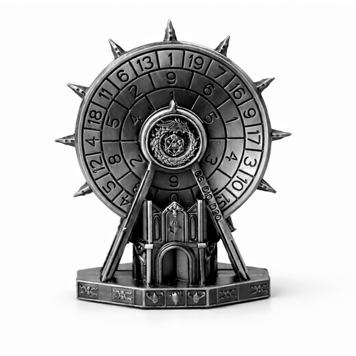 Srebrny | 11 cm | Metal | Kości Koło | Cathedral Dungeon na Arena.pl
