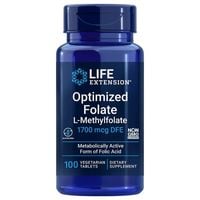 LIFE EXTENSION Kwas foliowy - Optimized Folate (100 tabl.)