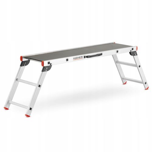 Podest aluminiowy roboczy drabina aluminiowa 2,45m na Arena.pl