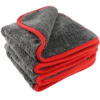 Ścierka do Czyszczenia Auta Mikrofibra 40x40 cm Szara Zestaw 3 Sztuki 1200g