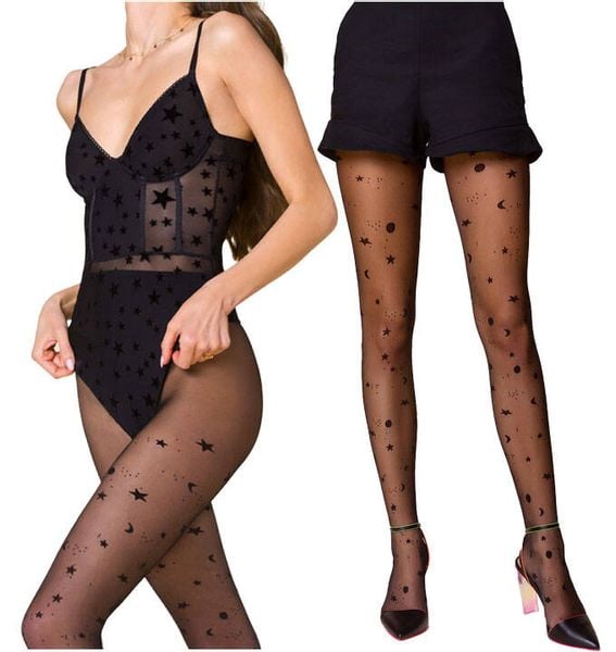 Rajstopy Cosmos Gwiazdki Gabriella 459 Nero 2 zdjęcie 10