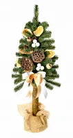 CHOINKA SZTUCZNA NA PNIU UDEKOROWANA OZDOBY 70 cm