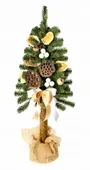 CHOINKA SZTUCZNA NA PNIU UDEKOROWANA OZDOBY 50 cm