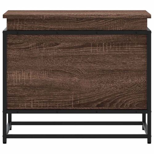 Skrzynia z pokrywą, brązowy dąb, 60x40x51,5 cm na Arena.pl