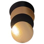 podkładka pod tort 26cm złota czarna guillin wsron26su 1szt