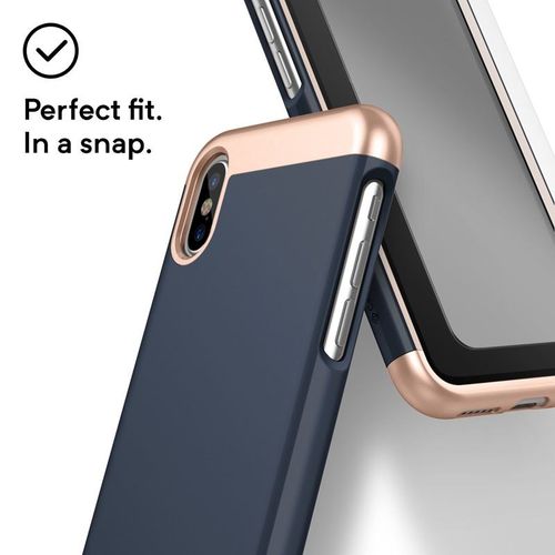 Caseology Savoy Case - Etui iPhone Xs / X (Navy) na Arena.pl