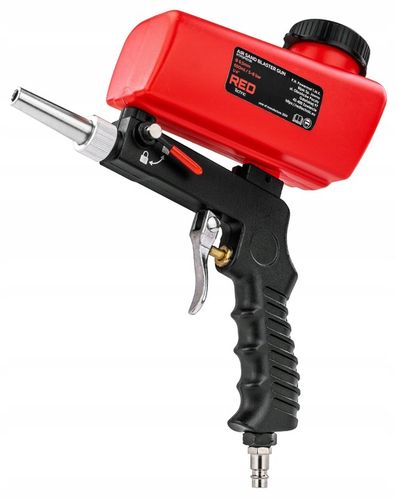 PISTOLET DO PIASKOWANIA ZE ZBIORNIKIEM PNEUMATYCZNY 650ML 1/4" 8BAR 6,5 MM na Arena.pl