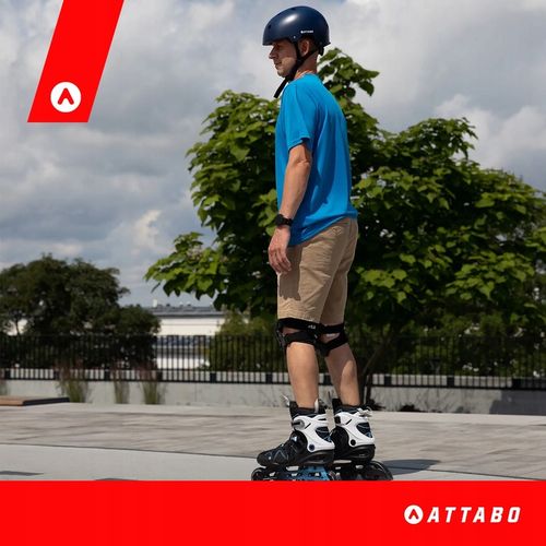Rolki męskie ATTABO Bliss 43 REKREACYJNE ABEC-7 KÓŁKA 80mm ALUMINIOWA PŁOZA na Arena.pl