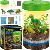 DINOZAUR OGRÓD ZABAWKA EDUKACYJNA TERRARIUM PROJEKTOR LAMPKA NOCNA ROŚLINY