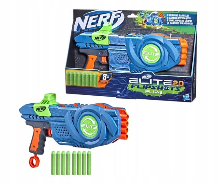 Nerf Elite 2.0 Flip-8 KARABIN PISTOLET IDEALNY NA PREZENT zdjęcie 2