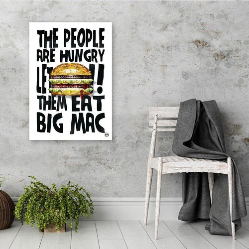 Obraz na płótnie - Canvas, Hamburger digital art 50x70 na Arena.pl