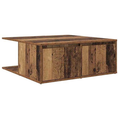 Stolik kawowy with Drawer Stare drewno 80 x 80 x 31 cm na Arena.pl