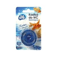 Kostka barwiąca do WC spłuczki 50g MORSKA BRYZA aktywna piana