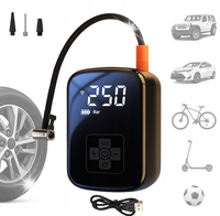Bezprzewodowa pompka ELEKTRYCZNA kompresor 2V 150PSI LCD 3600mAh ZR87