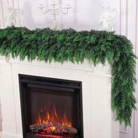 Girlanda CHOINKOWA ŚWIĄTECZNA GĘSTA JAK ŻYWA DEKORACJA ŁAŃCUCH choinkowy