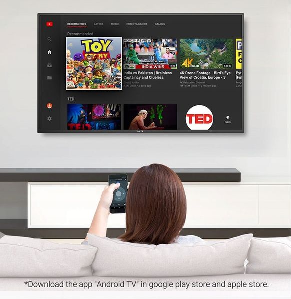 TELEWIZOR METZ 32 CALE 32MTC6100Z SMART ANDROID TV DVB T T2 HEVC WIFI zdjęcie 3