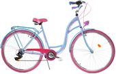 Rower Dallas City 26" 7spd - niebieski z różem