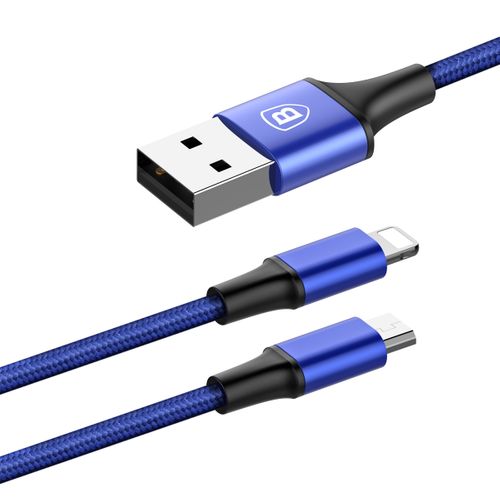 Kabel 2w1 Micro USB + Iphone Ipad Baseus Rapid 3A na Arena.pl