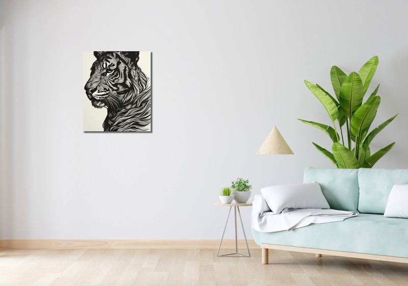 Obraz 50x60cm Tygrysi Gwizd zdjęcie 2