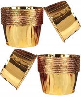 PAPILOTKI DO MUFFINEK foremki na babeczki DEKORACJE urodziny złoty 20szt