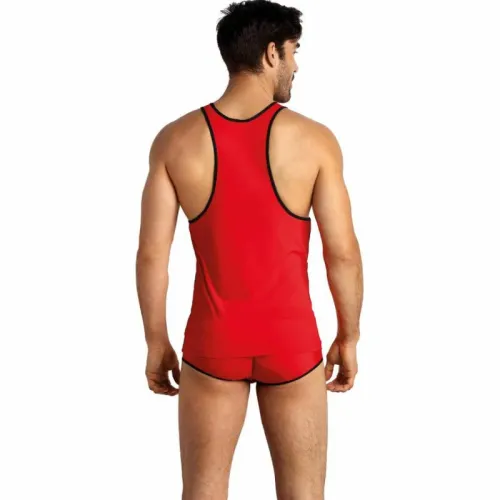 anais men soul top s czerwony, miękka mikrofibra, czarne wykończenie na Arena.pl