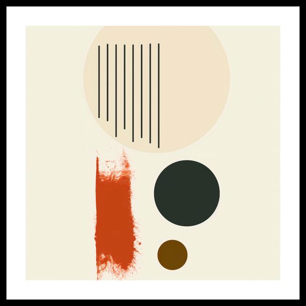 Plakat 40x40cm Symetryczna Struna zdjęcie 3